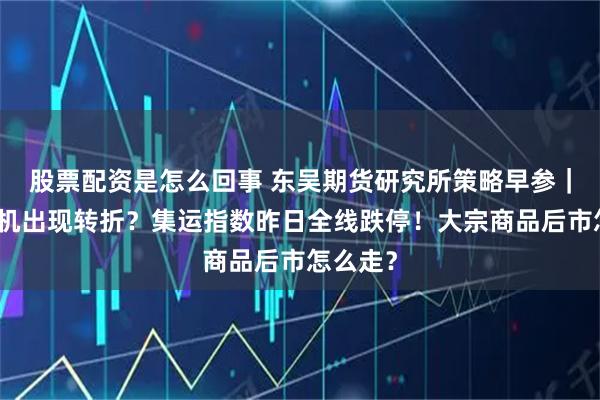 股票配资是怎么回事 东吴期货研究所策略早参｜红海危机出现转折？集运指数昨日全线跌停！大宗商品后市怎么走？