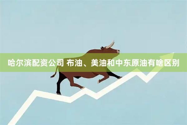 哈尔滨配资公司 布油、美油和中东原油有啥区别